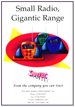 Poster of radio range as a mock-up