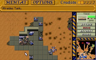 Dune II: Atreides Sonic Tanks On Guard